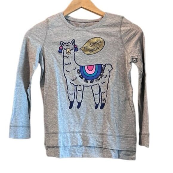 🌴 OshKosh “No Drama Llama” Tunic & Leggings Set – Girls Size M (7/8) - Picture 3 of 11